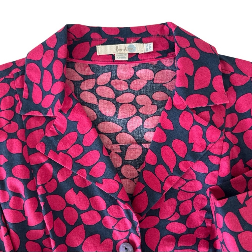 Boden Button Front Shirt Dress Size 10L - Picture 5 of 8